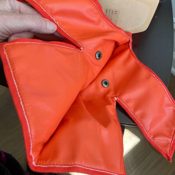 NWOT Fashion Nova Hoedown Made For Me Heeled Sandals Orange $45 6.5 - Picture 6 of 6